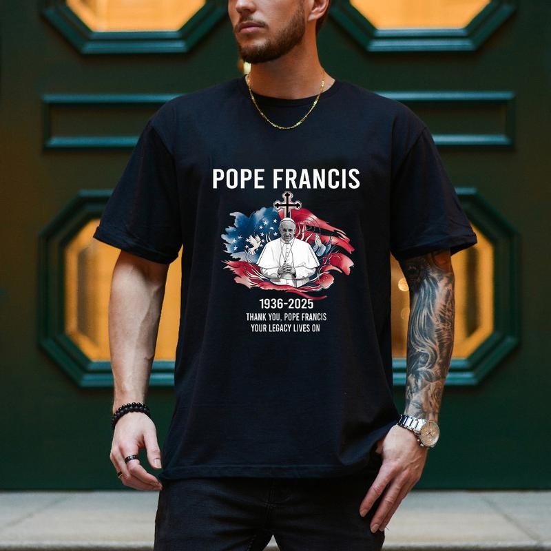 Thank You Pope Francis Your Legacy Lives Pure Cotton - Adult & Kids T-Shirts, Sweatshirts & Hoodies apparel design preview 1