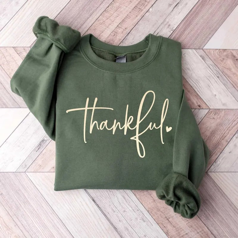 Thankful Lover Hello Thanksgiving Casual Cotton - Adult & Kids T-Shirts, Sweatshirts & Hoodies apparel design preview 1
