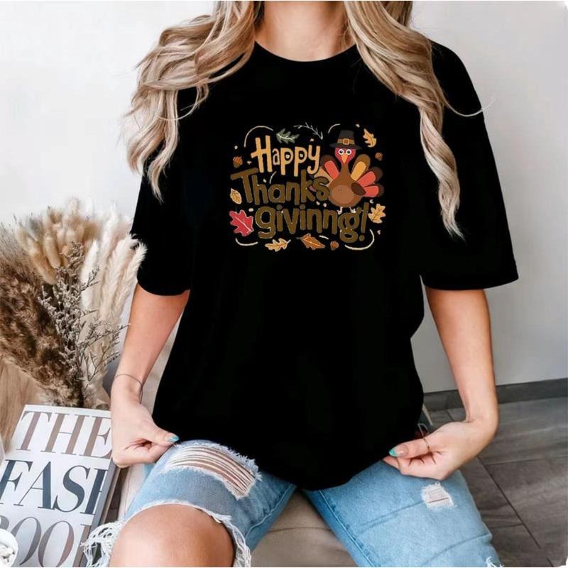 Thanks Giving Days Black Cotton Breathable Durablefor - Adult & Kids T-Shirts, Sweatshirts & Hoodies apparel design preview 1