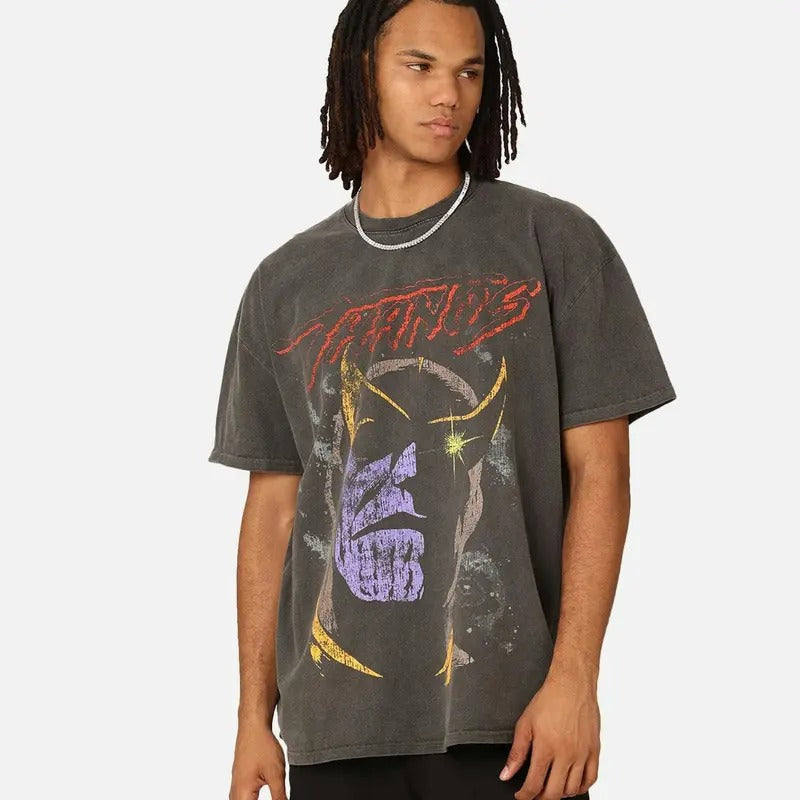 Thanos Vintage Trending Movie 90s Fans Him Her - Adult & Kids T-Shirts, Sweatshirts & Hoodies apparel design preview 1
