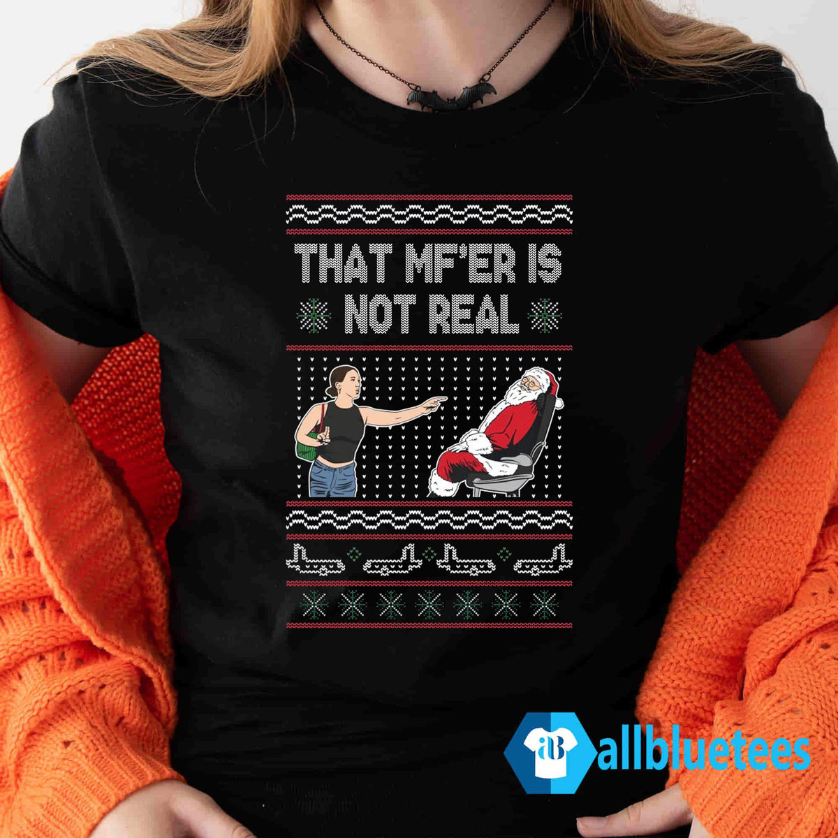 That MF’er Is Not Real Ugly Christmas Sweater - Holiday Gift product image 3