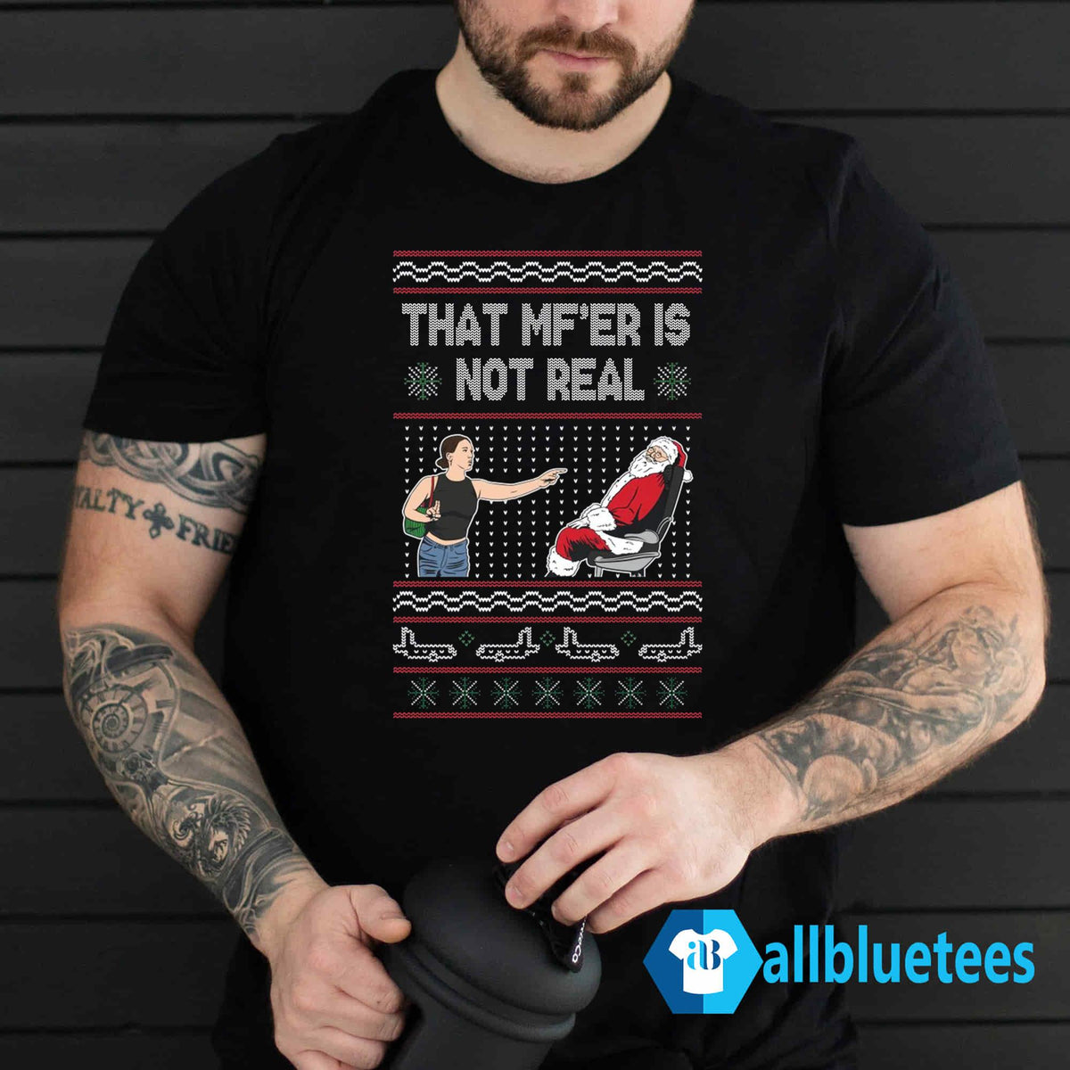 That MF’er Is Not Real Ugly Christmas Sweater - Holiday Gift product image 2
