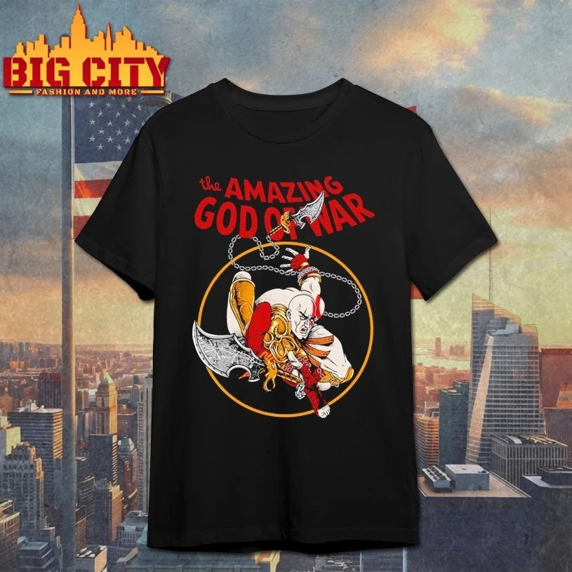 The Amazing God Of War - Adult & Kids T-Shirts, Sweatshirts & Hoodies apparel design preview 1