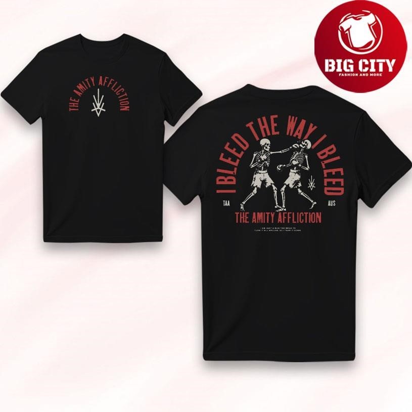 The Amity Affliction I Bleed Way Two Sided - Adult & Kids T-Shirts, Sweatshirts & Hoodies apparel design preview 1