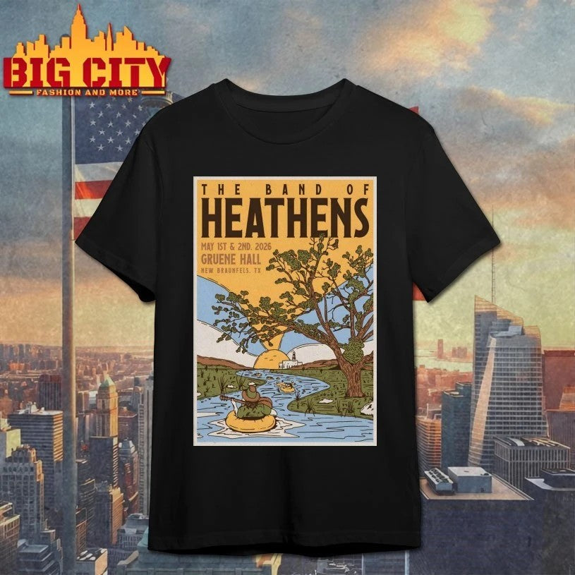 The Band Of Heathens New Braunfels TX 5.1-5.2.2026 - Adult & Kids T-Shirts, Sweatshirts & Hoodies apparel design preview 1