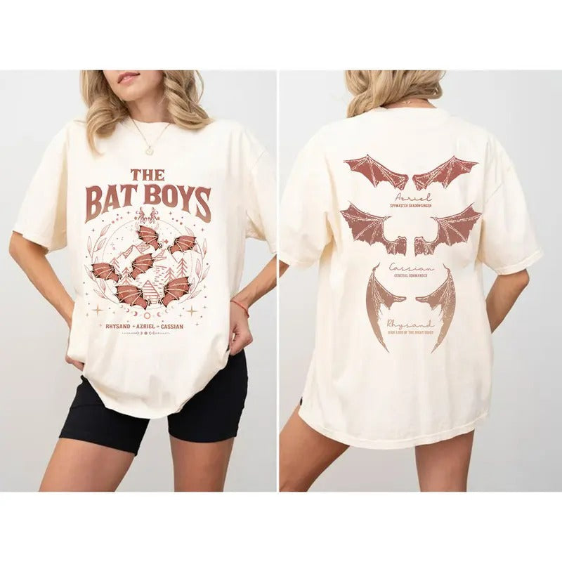 Bat ACOTAR Night Court Illyrians Thorns Roses - Adult & Kids T-Shirts, Sweatshirts & Hoodies apparel design preview 1