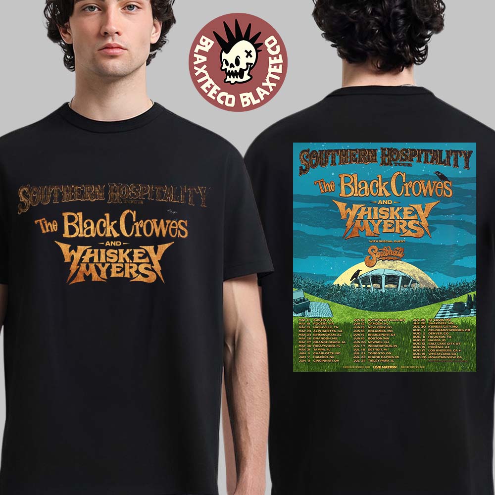 The Black Crowes And Whiskey Myers Southern - Adult & Kids T-Shirts, Sweatshirts & Hoodies apparel design preview 1