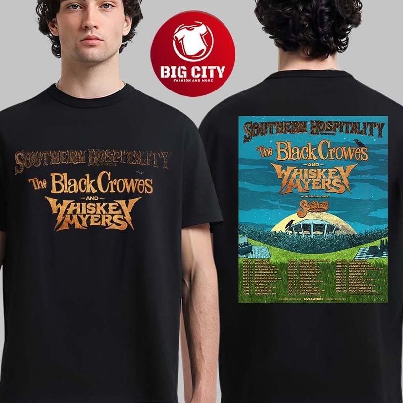 The Black Crowes And Whiskey Myers Southern - Adult & Kids T-Shirts, Sweatshirts & Hoodies apparel design preview 1