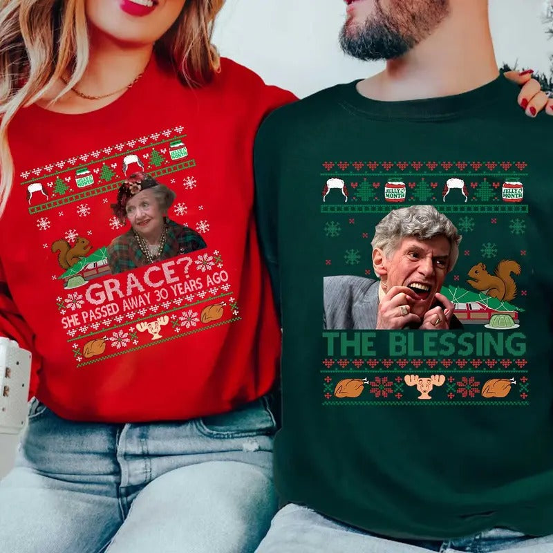 Blessing Grace Vacation Couples Matching Cotton - Adult & Kids T-Shirts, Sweatshirts & Hoodies apparel design preview 1