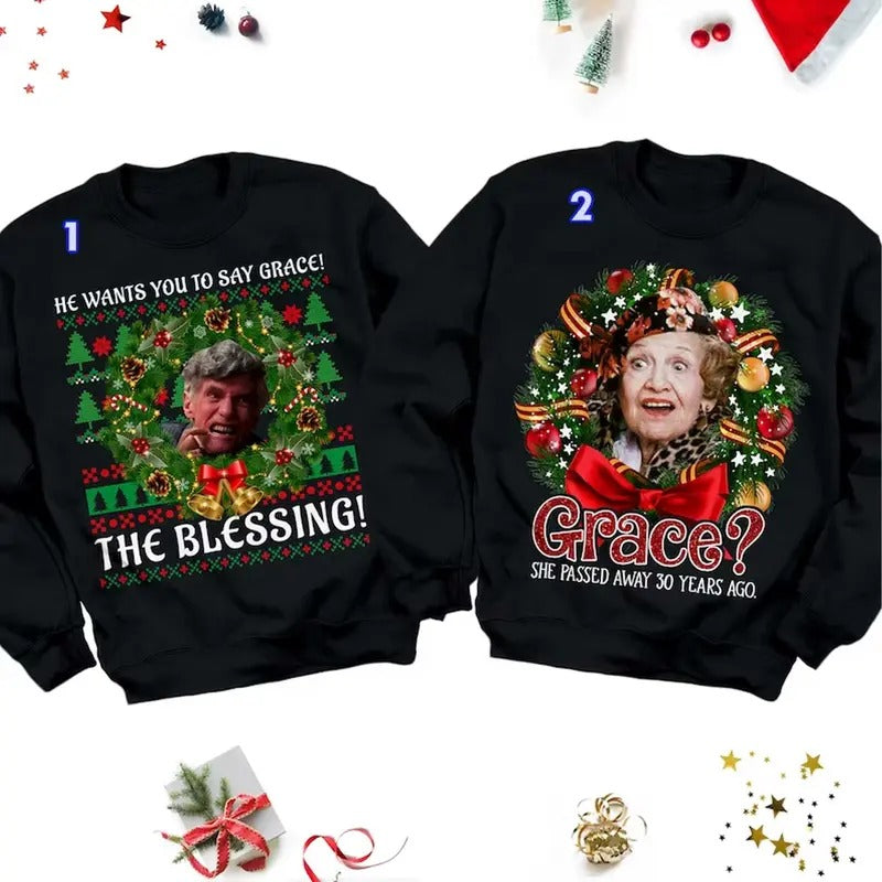Blessing Grace Vacation Couples Matching Cotton - Adult & Kids T-Shirts, Sweatshirts & Hoodies apparel design preview 1