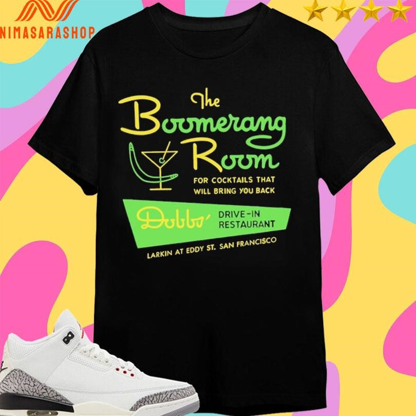 The Boomerang Room For Cocktails That Will Bring You - Adult & Kids T-Shirts, Sweatshirts & Hoodies apparel design preview 1