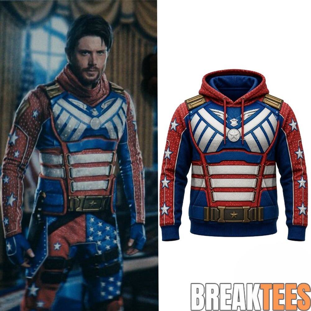 The Boys Season 5 Jensen Ackles Soldier Boy Suit - Adult & Kids T-Shirts, Sweatshirts & Hoodies apparel design preview 1