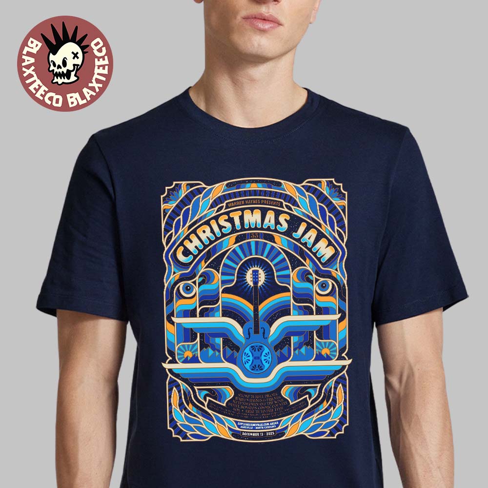 The Christmas Jam 2025 Festival Warren Haynes - Adult & Kids T-Shirts, Sweatshirts & Hoodies apparel design preview 1
