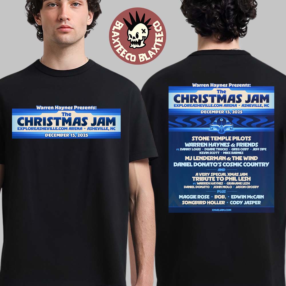The Christmas Jam 2025 Full Lineup Poster In - Adult & Kids T-Shirts, Sweatshirts & Hoodies apparel design preview 1