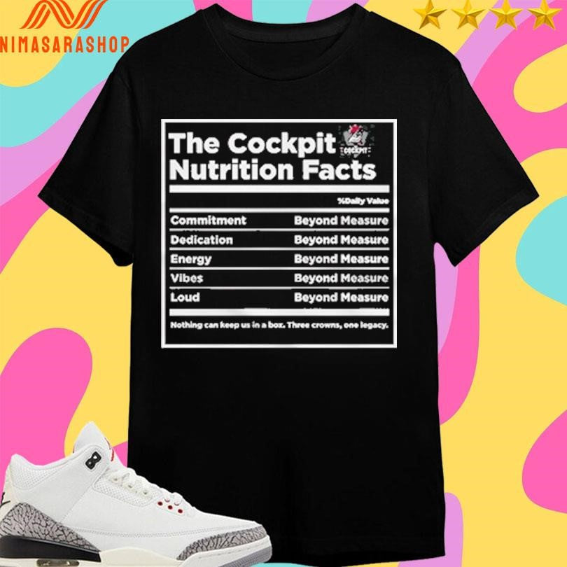 The Cockpit Nutrition Fact - Adult & Kids T-Shirts, Sweatshirts & Hoodies apparel design preview 1