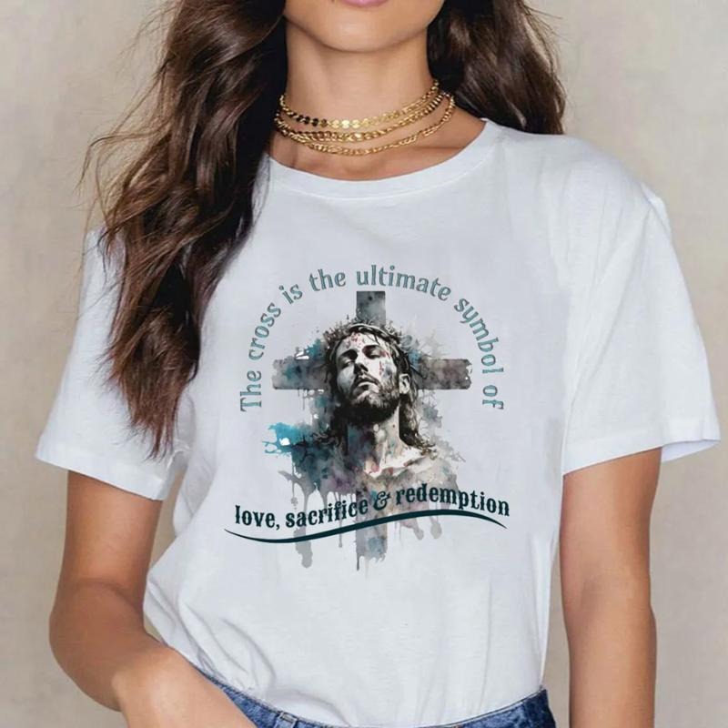 Cross Is Symbol Love Christian Pure Cotton Casual - Adult & Kids T-Shirts, Sweatshirts & Hoodies apparel design preview 1