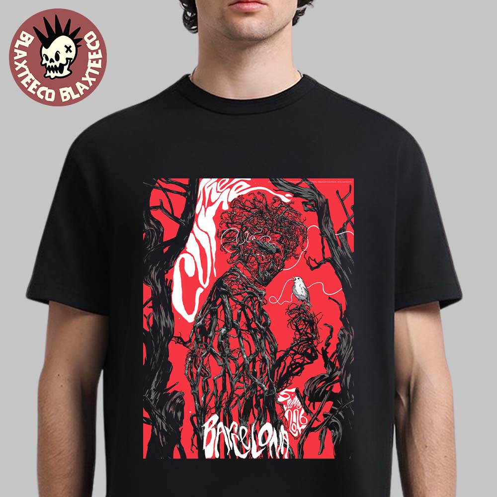 The Cure Barcelona 2026 Event Primavera show At Parc - Adult & Kids T-Shirts, Sweatshirts & Hoodies apparel design preview 1