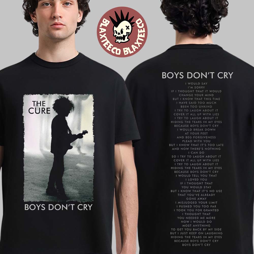 The Cure Boys Don't Cry 86 Mix Merch - Adult & Kids T-Shirts, Sweatshirts & Hoodies apparel design preview 1