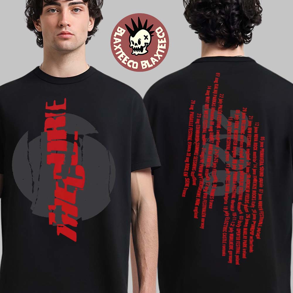 The Cure Festival Summer 2026 Merch Black And Red - Adult & Kids T-Shirts, Sweatshirts & Hoodies apparel design preview 1