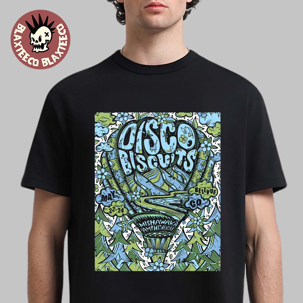 The Disco Biscuits Bellvue Colorado 2026 Venue Poster - Adult & Kids T-Shirts, Sweatshirts & Hoodies apparel design preview 1