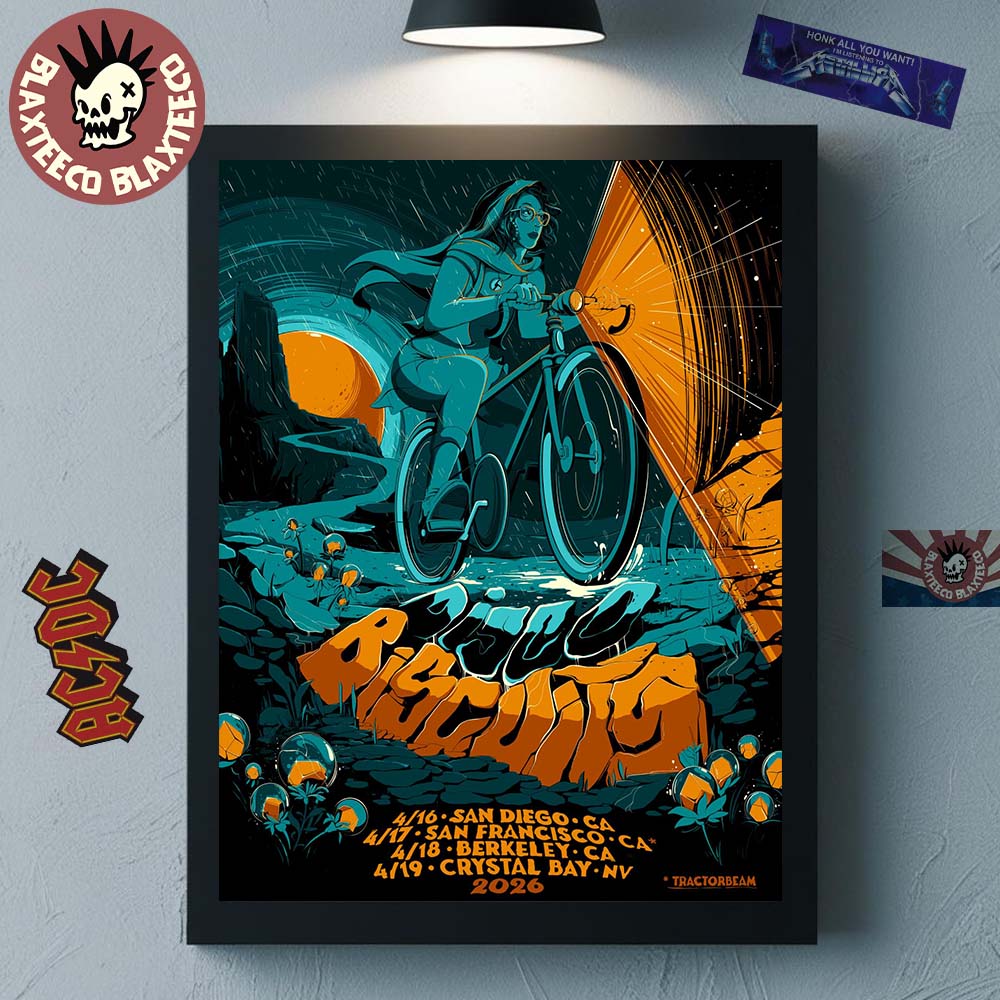 The Disco Biscuits Bicycle Day West Coast 2026 Tour - Adult & Kids T-Shirts, Sweatshirts & Hoodies apparel design preview 1