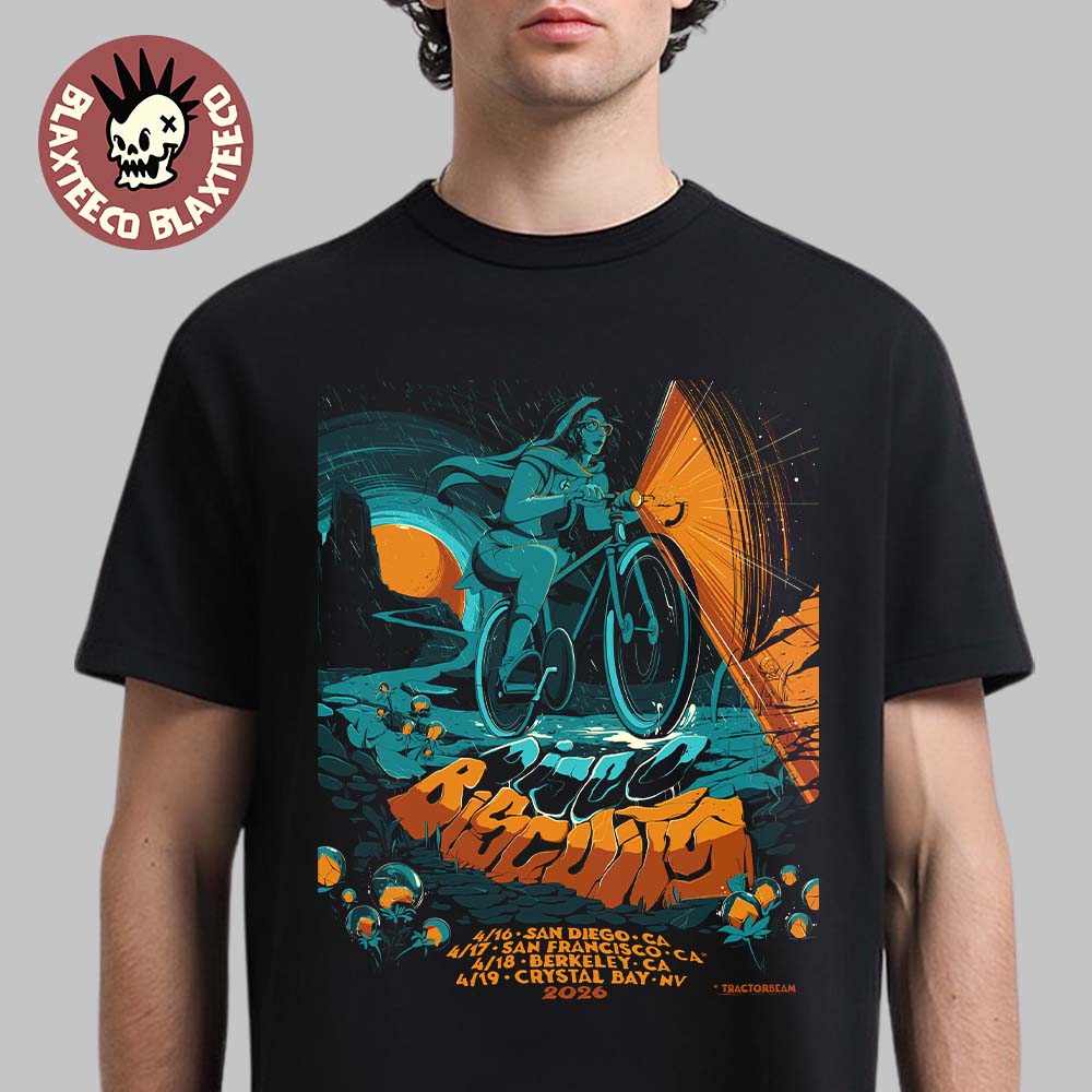 The Disco Biscuits Bicycle Day West Coast 2026 Tour - Adult & Kids T-Shirts, Sweatshirts & Hoodies apparel design preview 1