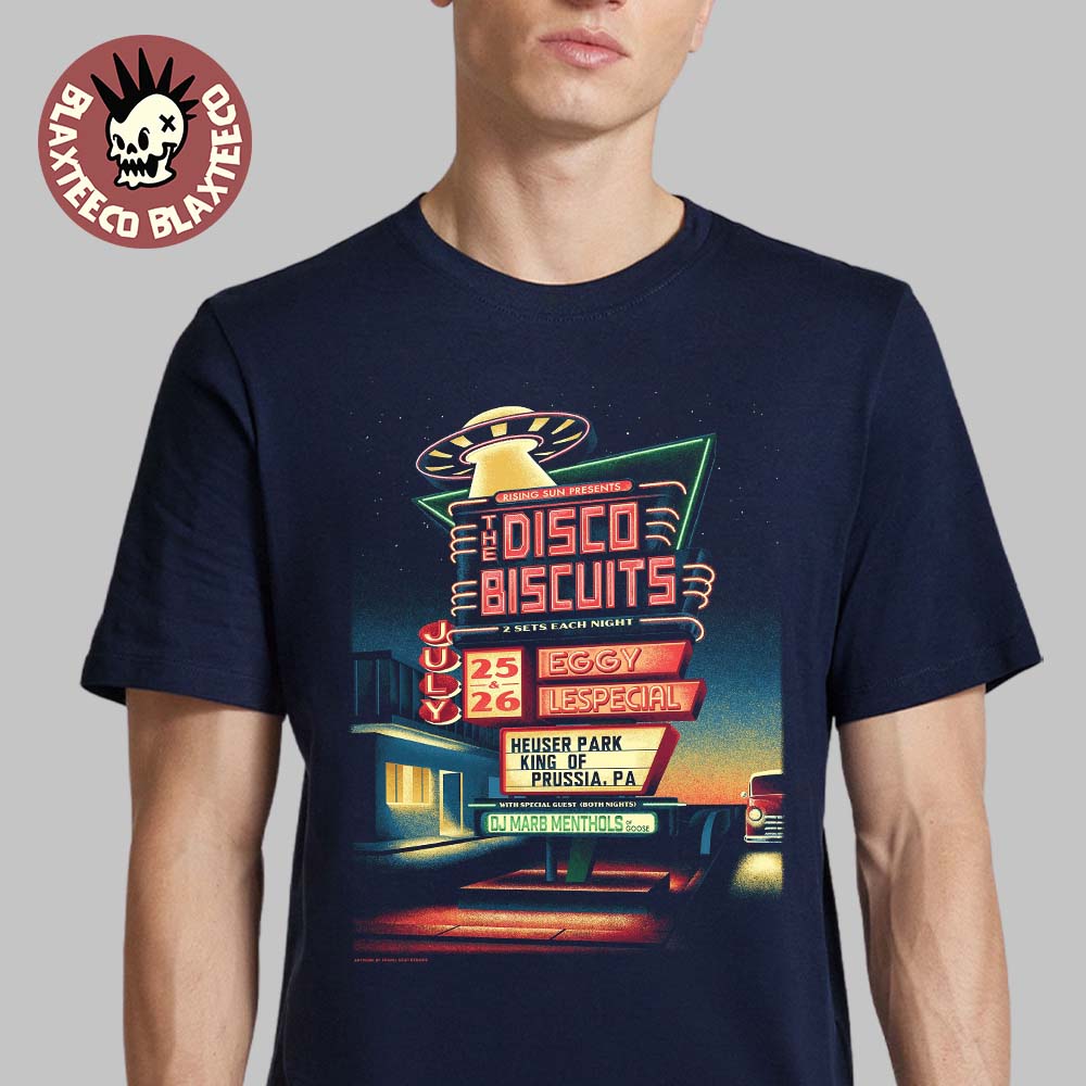 The Disco Biscuits Heuser Park King Of Prussia PA - Adult & Kids T-Shirts, Sweatshirts & Hoodies apparel design preview 1