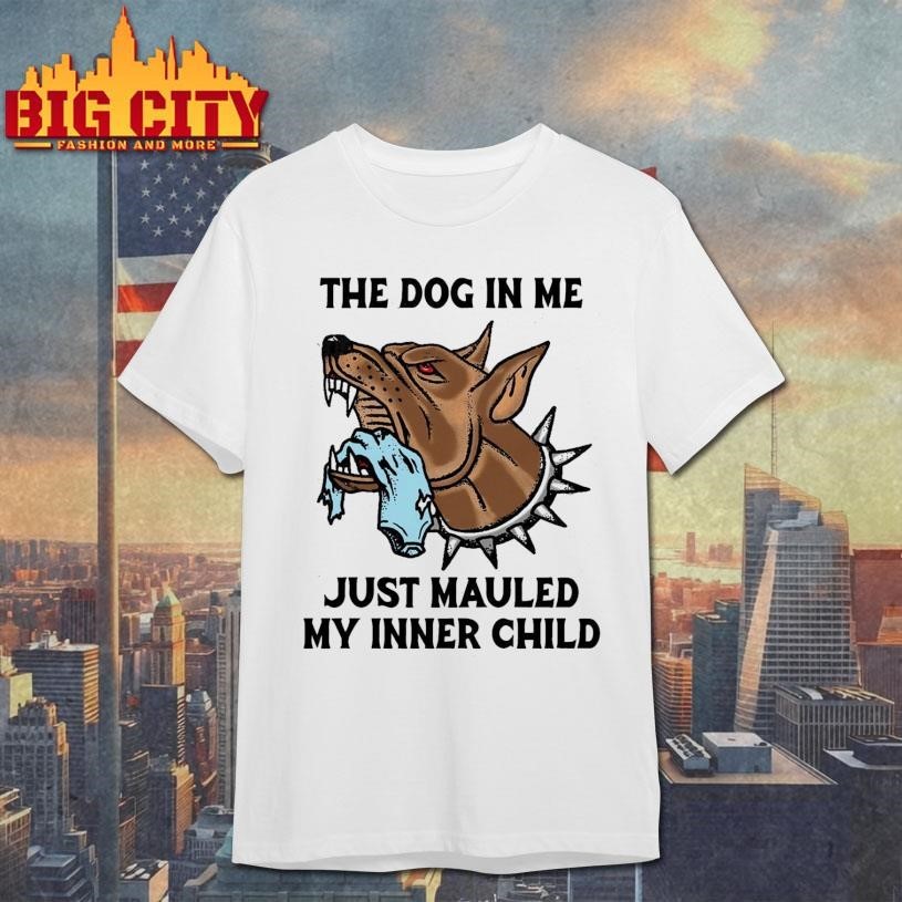 The Dog In Me Just Mauled My Inner Child - Adult & Kids T-Shirts, Sweatshirts & Hoodies apparel design preview 1