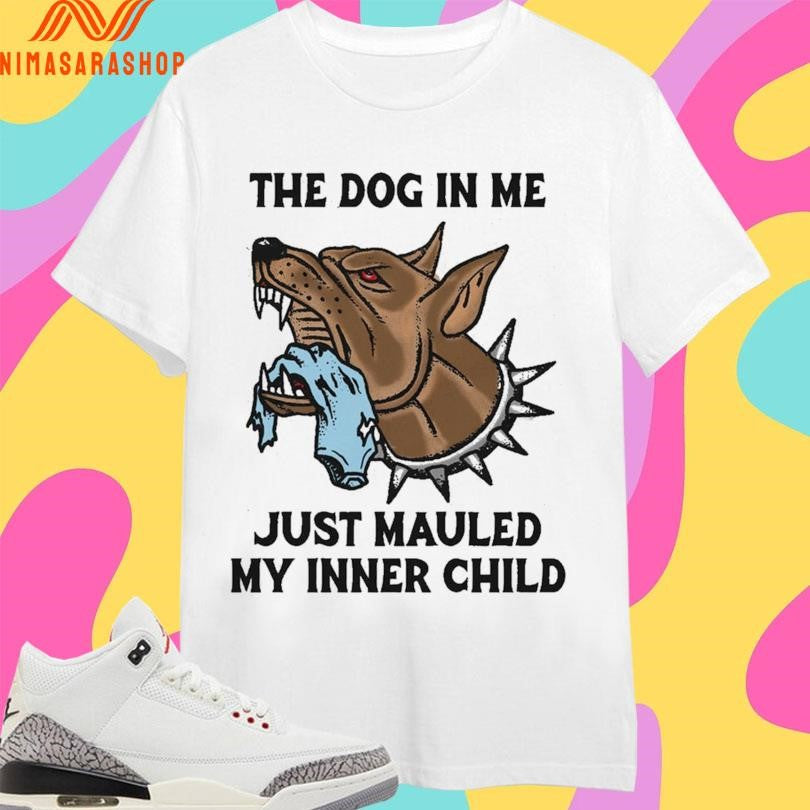 The Dog In Me Just Mauled My Inner Child - Adult & Kids T-Shirts, Sweatshirts & Hoodies apparel design preview 1
