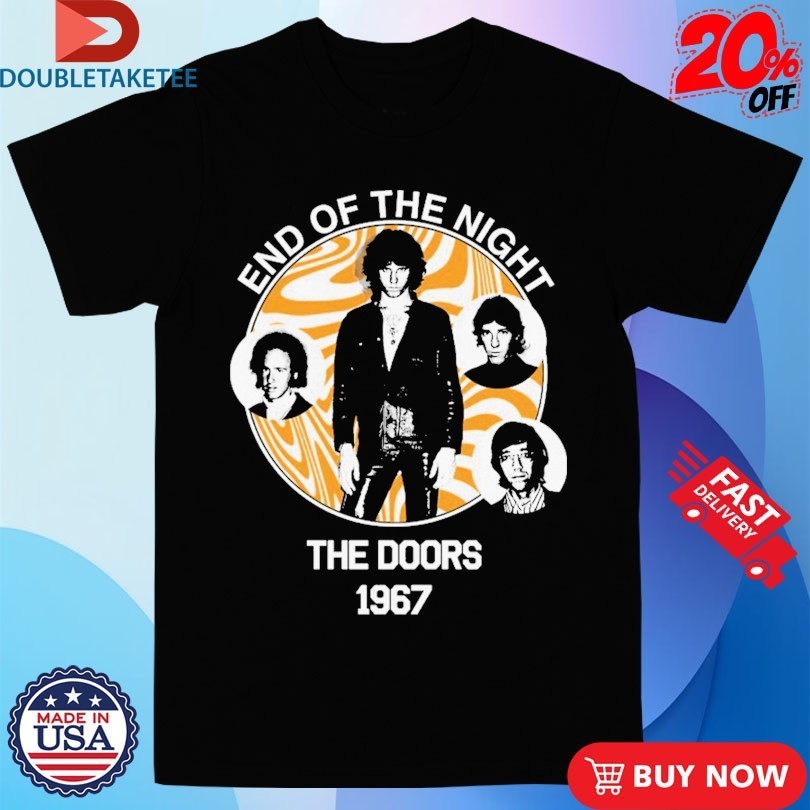 The Doors End Of Night 1967 - Adult & Kids T-Shirts, Sweatshirts & Hoodies apparel design preview 1