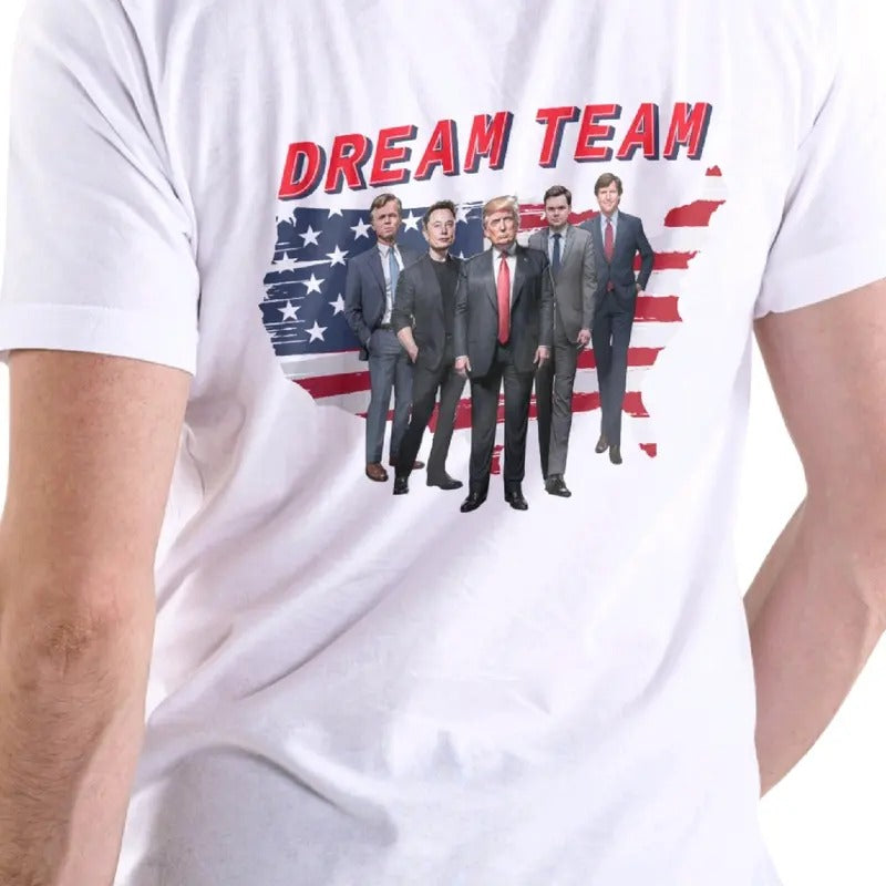 Dream Team 2024 Top Menswear Cotton Casual Trump - Adult & Kids T-Shirts, Sweatshirts & Hoodies apparel design preview 1