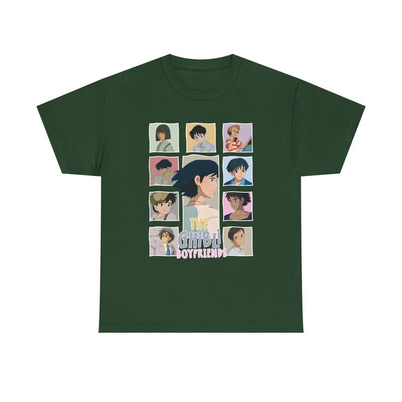 Ghibli Boyfriends Studio Anime Hayao Miyazaki Howl - Adult & Kids T-Shirts, Sweatshirts & Hoodies apparel design preview 1