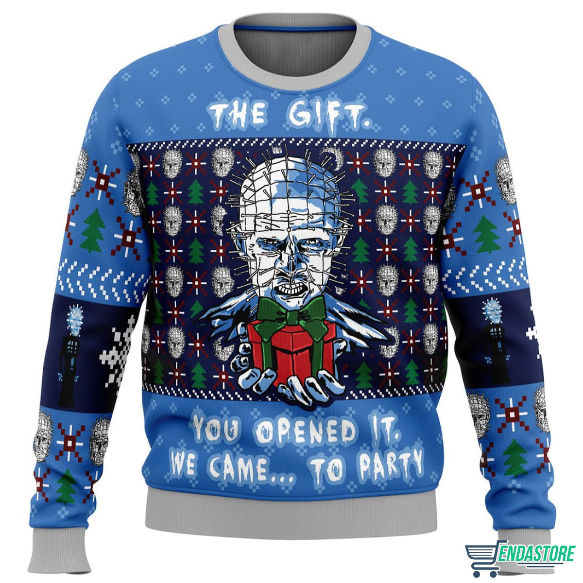 The Gift Hellraiser 3D Ugly Christmas Sweater - Holiday Gift product image