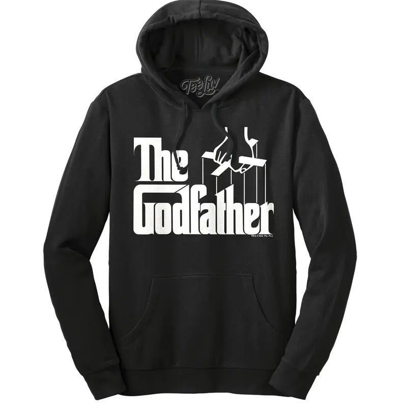 Godfather Mafia Movie Hooded Black - Adult & Kids T-Shirts, Sweatshirts & Hoodies apparel design preview 1