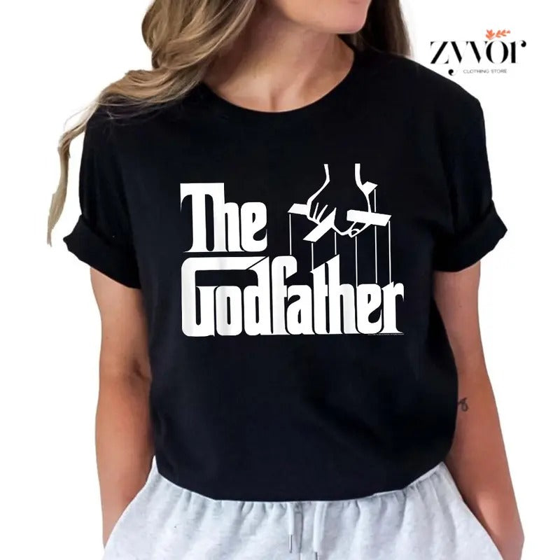 Godfather Casual Crew Neck Short Sleeve Tops Perfect - Adult & Kids T-Shirts, Sweatshirts & Hoodies apparel design preview 1