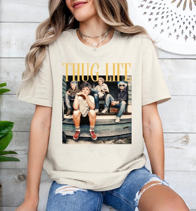 Golden Thug Life Stay Comfort Fabric - Adult & Kids T-Shirts, Sweatshirts & Hoodies apparel design preview 1