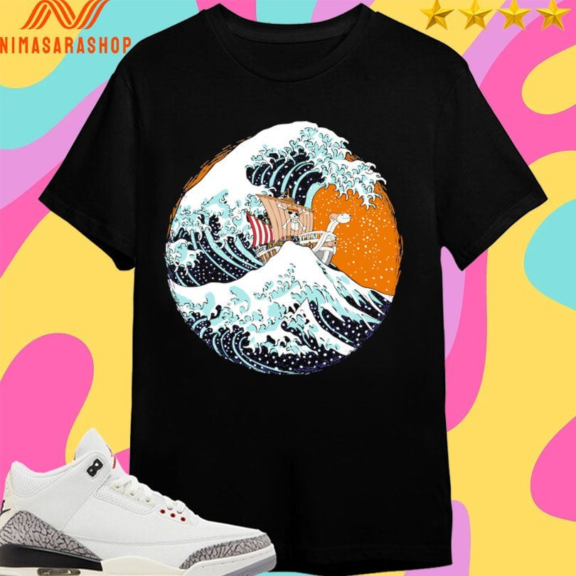 The Great Pirate Of Kanagawa - Adult & Kids T-Shirts, Sweatshirts & Hoodies apparel design preview 1