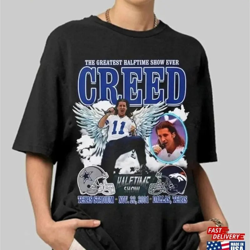 Greatest Halftime Show Creed 2025 Concert Music Fan - Adult & Kids T-Shirts, Sweatshirts & Hoodies apparel design preview 1
