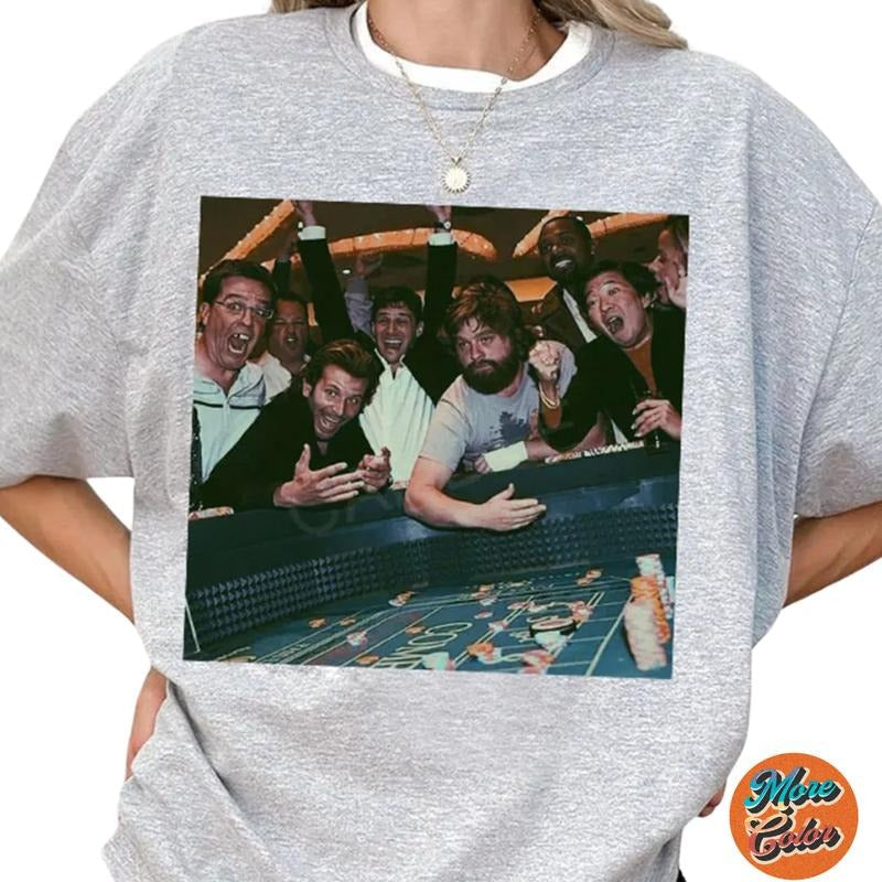 Hangover Blackjack Scene Cotton Crew Neck Size S 3XL - Adult & Kids T-Shirts, Sweatshirts & Hoodies apparel design preview 1