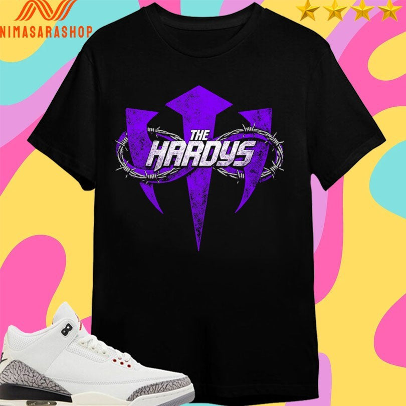 The Hardys Barbed Wire Logo - Adult & Kids T-Shirts, Sweatshirts & Hoodies apparel design preview 1