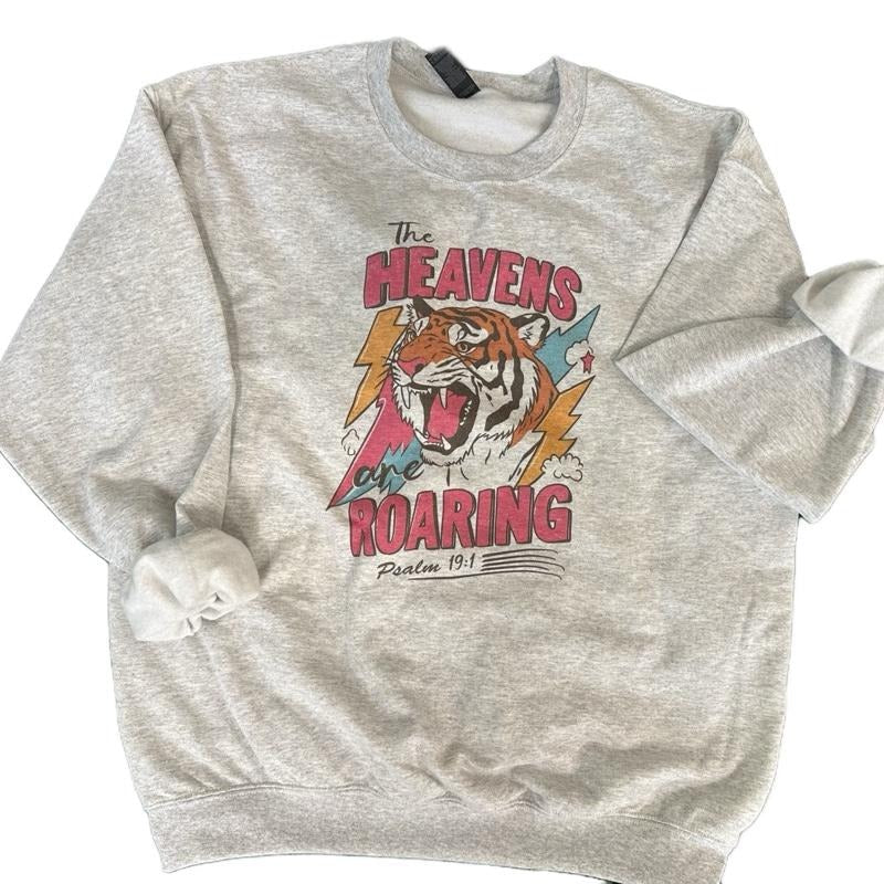 Heavens Are Roaring Christian - Adult & Kids T-Shirts, Sweatshirts & Hoodies apparel design preview 1