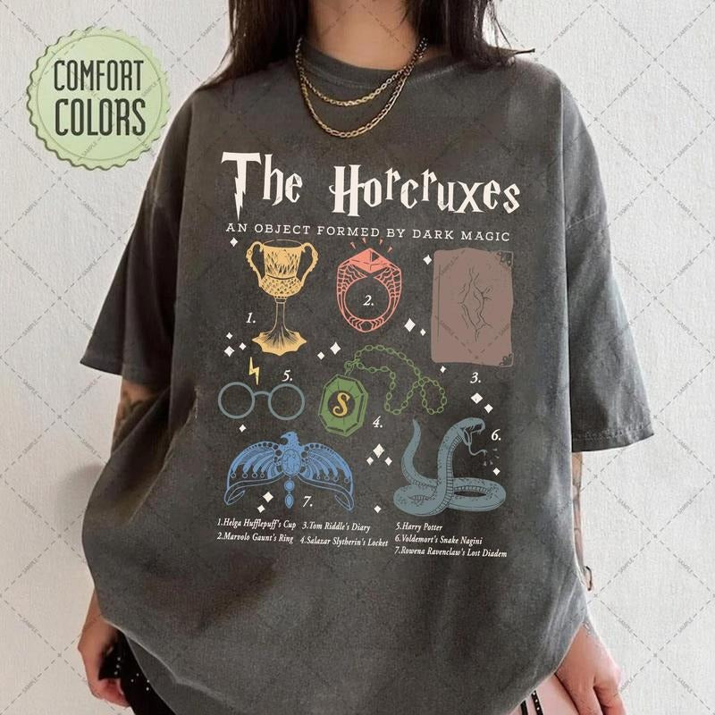 Horcruxes Wizard School Magical Castle Magic World - Adult & Kids T-Shirts, Sweatshirts & Hoodies apparel design preview 1