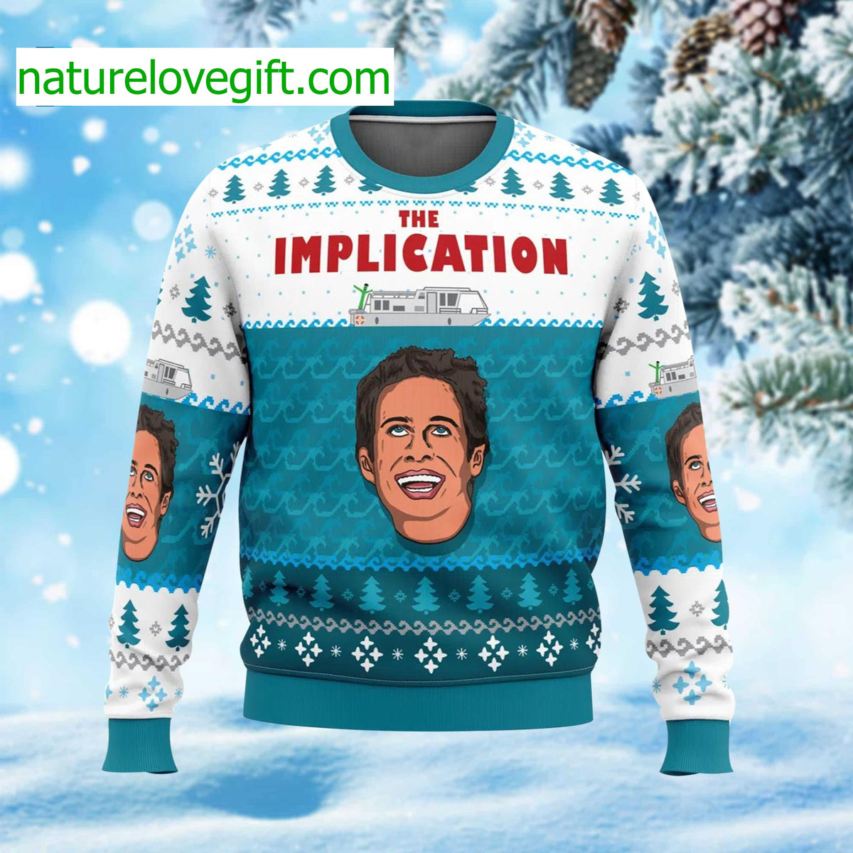 The Implication Ugly Christmas Sweater - Holiday Gift product image