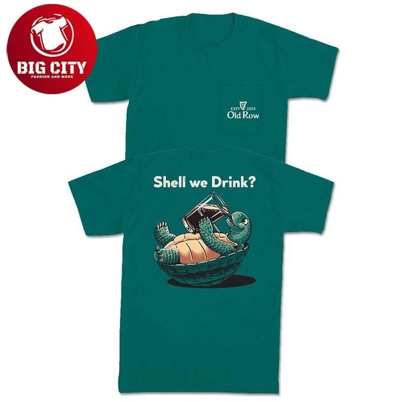 The Irish Party Turtle Old Row Two Sided - Adult & Kids T-Shirts, Sweatshirts & Hoodies apparel design preview 1