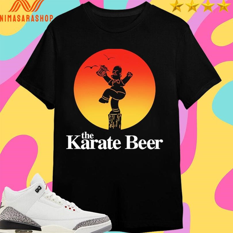 The Karate Beer - Adult & Kids T-Shirts, Sweatshirts & Hoodies apparel design preview 1