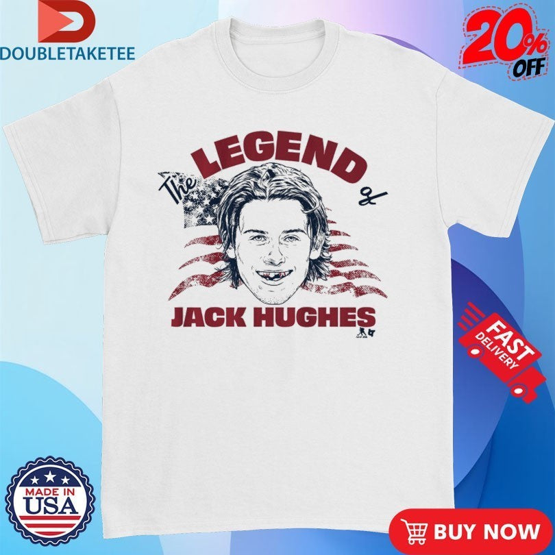 The Legend Of Jack Hughes USA Hockey Team - Adult & Kids T-Shirts, Sweatshirts & Hoodies apparel design preview 1
