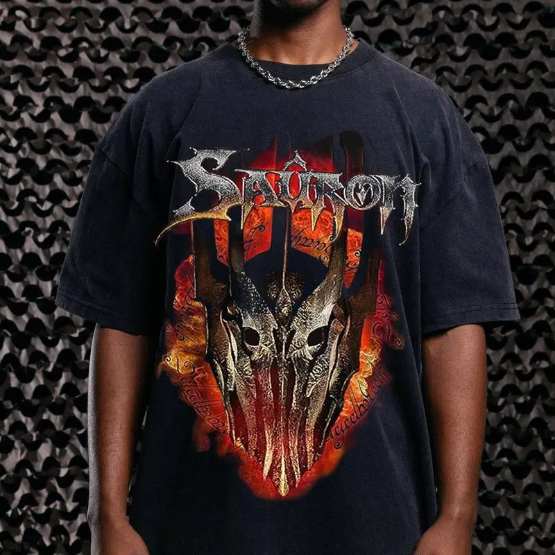 Lord Rings Sauron Vintage Trending Movie Menswear - Adult & Kids T-Shirts, Sweatshirts & Hoodies apparel design preview 1