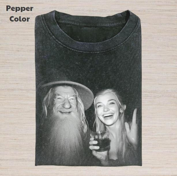 Lord Rings Vintage Funny Gandalf Movies Meme Cringe - Adult & Kids T-Shirts, Sweatshirts & Hoodies apparel design preview 1