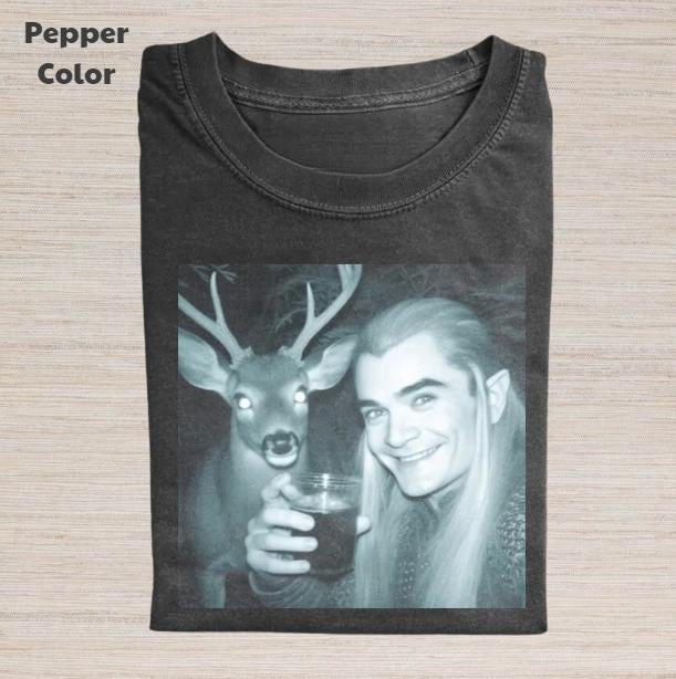 Lord Rings Vintage Legolas Movies Meme Cringe Funny - Adult & Kids T-Shirts, Sweatshirts & Hoodies apparel design preview 1