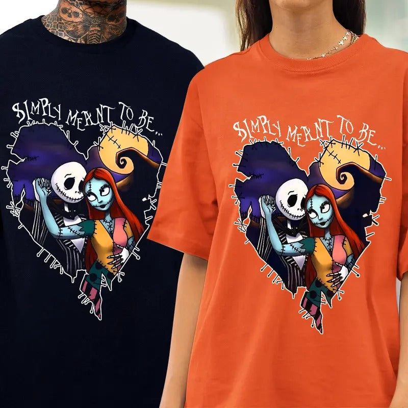 Lovers Nightmare Before Jack Skellington Sally - Adult & Kids T-Shirts, Sweatshirts & Hoodies apparel design preview 1